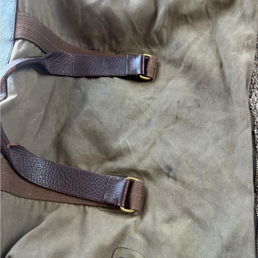 Dry Goods and Men’s Furnishings by J. CREW LARGE CANVAS & LEATHER RUGGED DUFFLE - Picture 10 of 16
